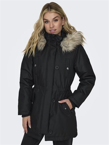 ONLY IRIS PARKA JAKKE SORT - 15304625